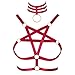 Produktbild BBOHSS Riemchen Body Harness BH verstellbare Frauen Tops Steampunk Goth Plus Size
