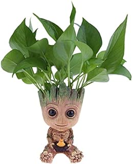 SLOCME Baby Groot Flower Pot - Guardians of The Galaxy Groot for Pen HolderDesk OrnamentPlants Pot with Drainage Hole
