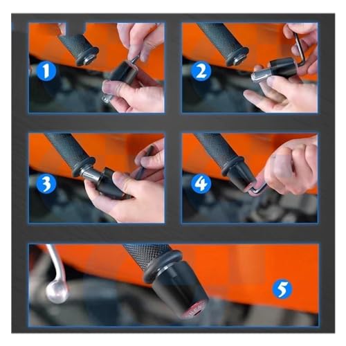 Bouchons de guidon 22mm KYMCO XCITING 400 400S accessoire finition premium