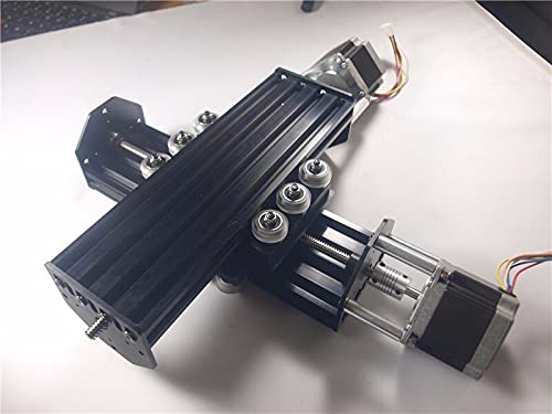 Lysee 3D Printer Parts & Accessories - DIY 23 Lead Screw Driven Actuators and Simple X/Y Table System kit 250mm 2080 Profile