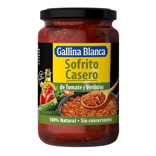 Sofrito casero de tomate y verduras Gallina Blanca frasco 325 g