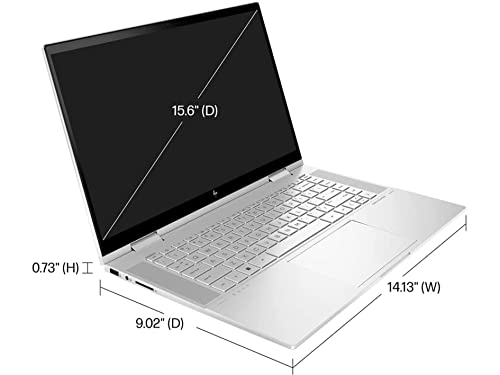 Hp 2022 Envy X360 2-In-1 15.6" Fhd Touchscreen Laptop, Intel Evo Platform Core I7 1255U, 32Gb Ram, 1Tb Pcie Ssd, Backlit Keyboard, Intel Iris Xe Graphics, Windows 11 Pro, Silver, 32Gb Usb Card #TOP5