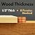 Unfinished Wood Sign or Plaque (1/2" Thick, w/Finger Nail Edge) Available in a Variety of Shapes and Sizes (Double Top Shield, Large 12" (Sold Individually))