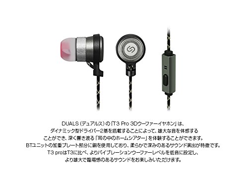 DUALS T3 Pro 3Dウーファーイヤホン DUALS 3D Woofer earphone T3 Pro – e☆イヤホン