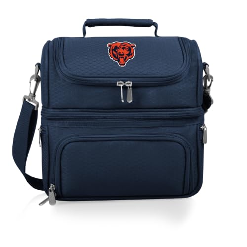 Image of PICNIC TIME NFL unisex-adult NFL Pranzo Lunch Bag, Insulated Lunch Box with Picnic Set, Lunch Cooler Bag