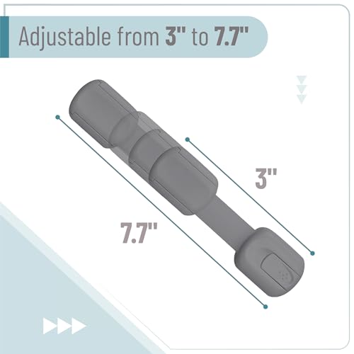Image of Bates- Child Safety Strap Locks, 6 Pack, Gray, Baby Cabinet Locks