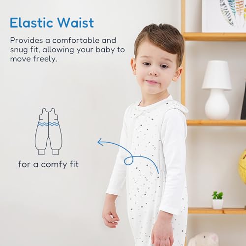 Image of TotAha Toddler Sleep Sack with Legs, 0.5 TOG Light and Soft Baby Sleeping Bag, Walker Sleep Sack for Babies 12-24M, 2T-3T