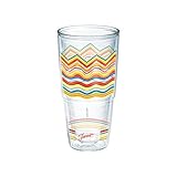 Tervis Fiesta Poppy Waves Tumbler, 24-Ounce