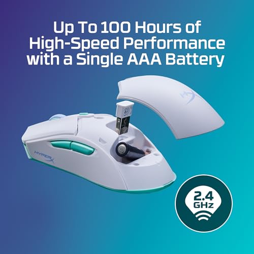 Pulsefire Haste 2 Core, Mouse Gaming Senza Filo, Connettività 2,4 GHz, Illuminazione RGB, 6 Tasti Programmabili, 12000 DPI, Resistenza fino a 20 Milioni di Clic, Batteria fino a 100 Ore, Nero - Mouse gaming - Immagine 3