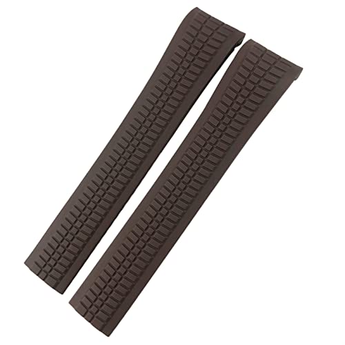 Bracelet caoutchouc Patek Aquanaut 5167A 5164A haut de gamme 21 mm orange marron GUMMMY boucle dorée