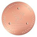 Bird Bath Copper Disk – 1mm Thick 99.9% Pure Copper Disk, 100mm Diameter, Bird-Friendly Outdoor Accessory for Keeping Birdbath Water Fresh, Suitable for All Birdbath Bowls (1)