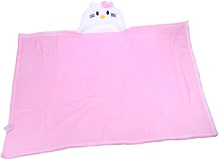 ibasenice Cobertor Para Crianças Toalhas De Banho Com Capuz Para Bebês Toalha De Banho De Bebê Toalha De Bebê Com Capuz Cobertor De Bebê Envoltório Colcha De Banho De Bebê Cobertor Infantil