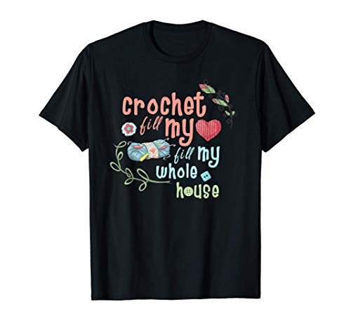 Crocheting T-Shirt Crochet funny Vintage Camiseta