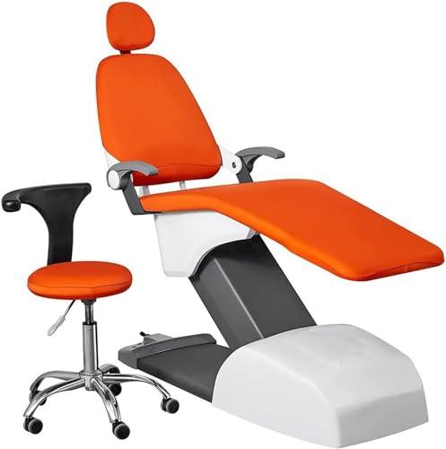 4 Pièces/Ensemble Fauteuil Dentaire Faux Cuir Housse De Siège Élastique Étanche Protecteur De Dentiste Contenir Appuie-tête Dossier Coussin Housse De Chaise -Équipement Den (Size : A)
