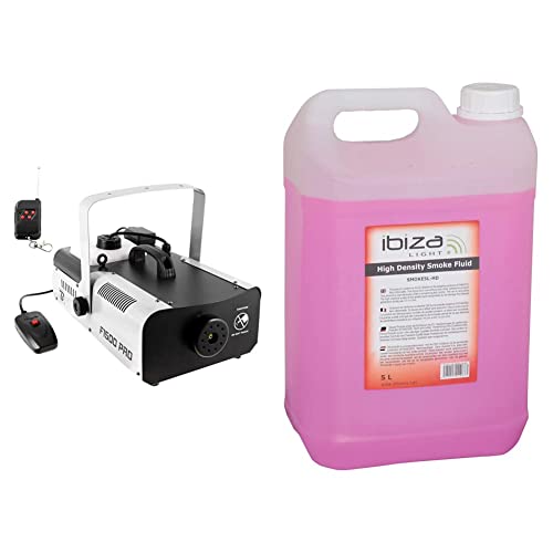 Machine à fumée F1500 PRO & Ibiza SMOKE5L-HD Liquide à fumée haute densité