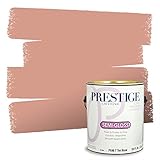 PRESTIGE Paints Interior Paint and Primer In One, 1-Gallon, Semi-Gloss, Comparable Match of Benjamin Moore* Mesa Peach*