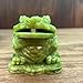 Jade Frog with Coin in Mouth, Feng Shui Jade Money Frog, Three-Legged Toad Statue Figurine Decoration, Attract Wealth and Good Luck (3.9 * 2.3 in)