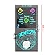 Laroal Digitaler Gitarren-Halleffektor, 9 Halltöne, Gitarreneffektpedal, Gitarreneffektpedal, Begleitung, Decay/Mix, leuchtende Bedienknöpfe