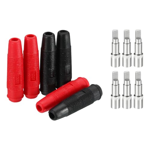 Conectores banana hembra con aislamiento de cobre niquelado de 5,8 mm para audio sin interferencias