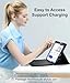 Harvopu Compatible with iPad Air 11 Inch & Air 5th/ Air 4th Generation Case with Keyboard - Multi-Touch Trackpad, 7-Color Backlit, Detachable Folio Cover for Air 11-inch M3/M2 (2025/2024) (Black)