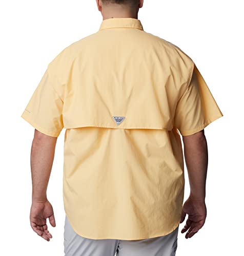 Columbia Men's Standard Bahama Ii Upf 30 Short Sleeve Pfg Fishing Shirt, Cocoa Butter, Large #TOP6
