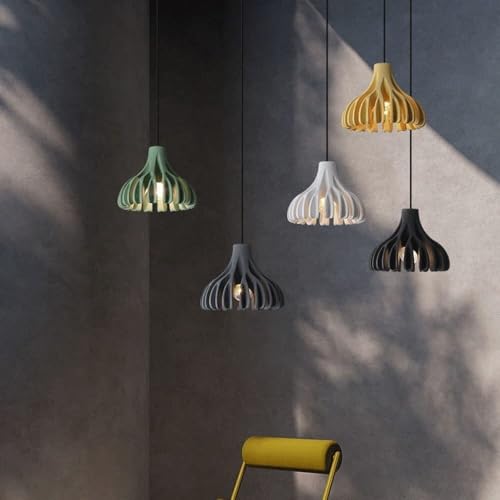 Lámpara colgante moderna de hierro para iluminación decorativa de techos 8