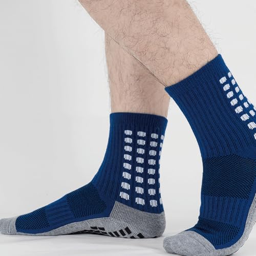 Socks for Casual Outing, Fitness and Sports, Breathable, Machine Washable, High Resilience, Soft, Comfortable, Abrasion-Resistant, Pilling-Resistant - 1 Pack, Blue2