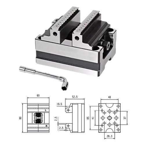 Pince à bec plat concentrique en acier trempé pour centre CNC - 3
