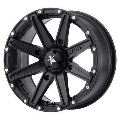 4/137 Motosport Alloys M33 Clutch Wheel 15x7 4.0 + 3.0 Satin Black for Can-Am Maverick X3 X MR Turbo 2018