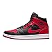Produktbild Nike Air Jordan 1 Mid Banned für Herren, 554724 074, Schwarz/Rot/Weiß, Mehrfarbig - Black Gym Rot Weiß - Größe: 42 EU