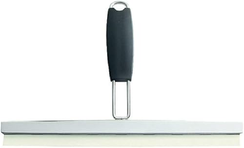 Interdesign Squeegee - Paquete de ampollas de acero inoxidable de 12 pulgadas de ancho y 7-34 pulgadas