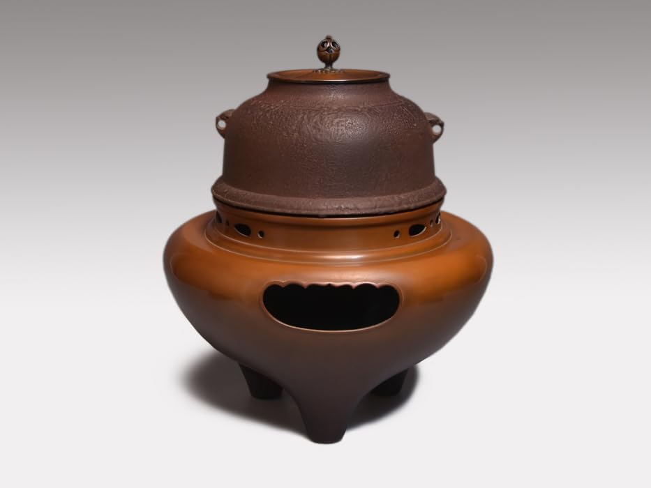鋳銅 秀山作 道安型風炉4点組 囲炉裏ヒ-タ- お茶道具/共箱 鋳銅 秀山 鋳銅 秀山作 道安型風炉4点組 囲炉裏ヒ-タ- お茶道具/共箱 鋳銅 秀山