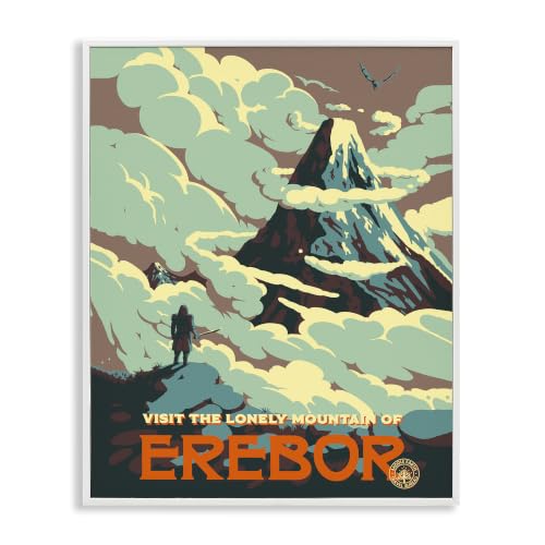 'Fantasy Science Fiction Erebor Mountain'| Framed Giclee Art