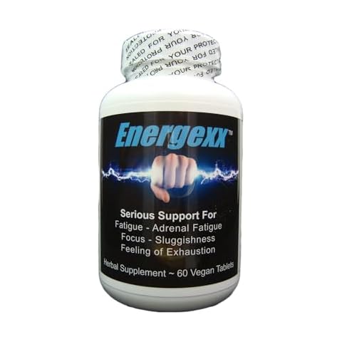 NaturalyPure Energexx - Serious Adrenal Support/Fatigue, Focus, Sluggishness, Energy Booster with Ginger, Ashwagandha and Rhodiola Rosea. for Men & Women. Cover