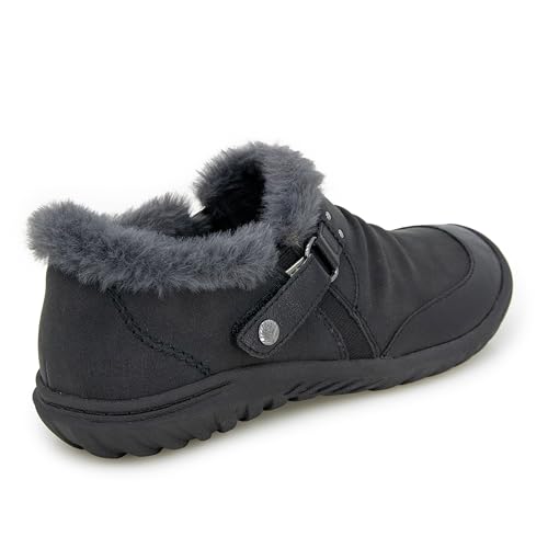 Image of JBU Women's Heather Slip On Cozy Comfortable Memory Foam APMA Accepted Walking Flat