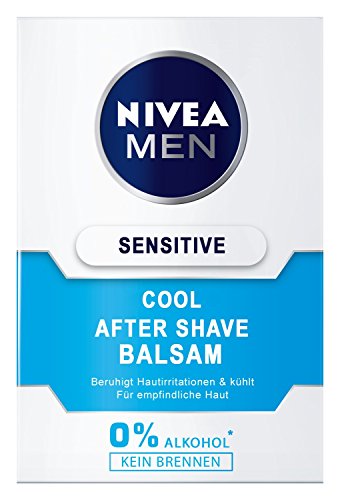 Nivea Men Cooling After Shave Balm for Men, 1 x 100 ml Bottle, Sensitive Cool, 0% Alcohol - Image 3