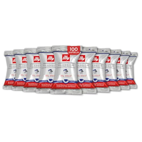 illy Iperespresso Kaffeekapseln klassische Röstung CLASSICO lungo, Packung mit 100 Kapseln
