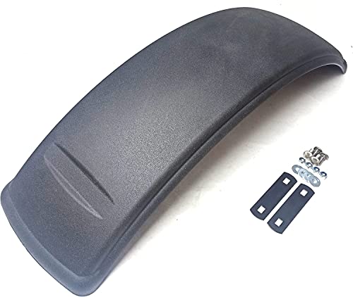 1x Kotflügel Schlepper, Traktor vorne aus Gummimischung inkl. Verstärkungsblech-Set in verschiedenen Größen, hergestellt im Spritzgussverfahren, hohe Lebensdauer (B: 230 x R: 520 x L: 900 mm)