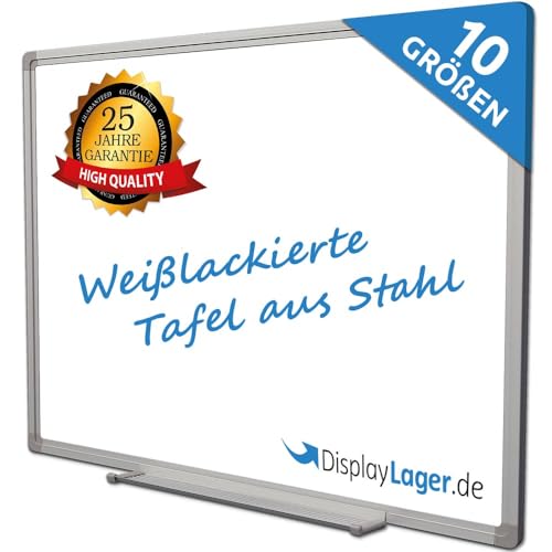 DisplayLager Whiteboard Magnetisch Lackiert - Ideal für Office Schule Lehrerzimmer Küche und Seminarräume 25 Jahre Garanti (150 cm x 100 cm)