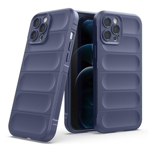 TOUCCH iPhone 13 Pro Max Silicone Back Bumper Case| Shock Proof Design & Camera Protection | Premium Rubberised Cover (Microfiber Lining) for Apple iPhone 13 Pro Max | Matte Silicone – Blue
