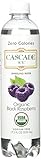 Cascade Ice Organic Sparkling Water, Black Raspberry, 17.2 Fl. Oz (Pack of 12)