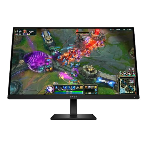 Image of HP OMEN 27 inch QHD 280Hz Gaming Monitor, QHD Display (2560 x 1440), IPS Black Technology, VESA DisplayHDR 400, 1ms MPRT (with Overdrive), NVIDIA G-SYNC Compatible, Black, OMEN 27qs G2 (2026)