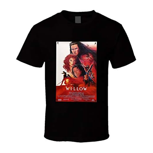 XUANYI Willow 80-tals film gåva t-shirt svart
