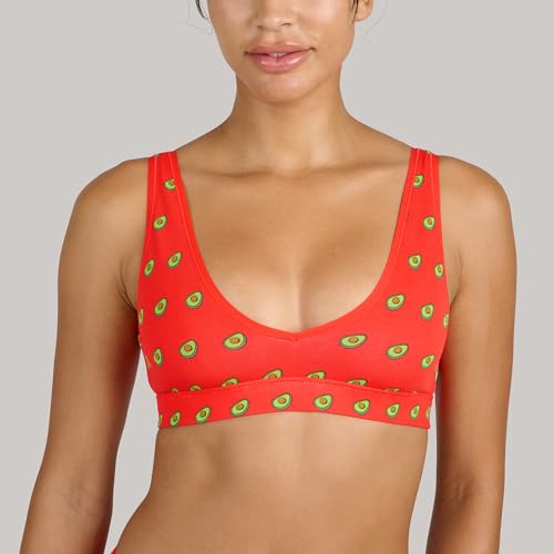 Image of MeUndies -Stretch Organic Cotton V-Neck Bra - Comfortable Bralette for Women - No Underwire - Amazon Exclusive Fabric