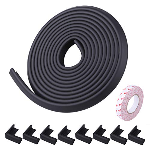 Plaisiureux ベビーガード 全長6Mコーナーガード コーナークッション L型8個 両面テープ セット ケガ防止 安全対策