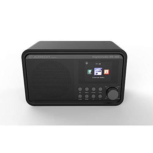 Albrecht DR490 Hybridradio mit Farbdisplay, 27490, Internet, DAB+, UKW, Radiosteuerung via App, Farbe: schwarz – Bild 4