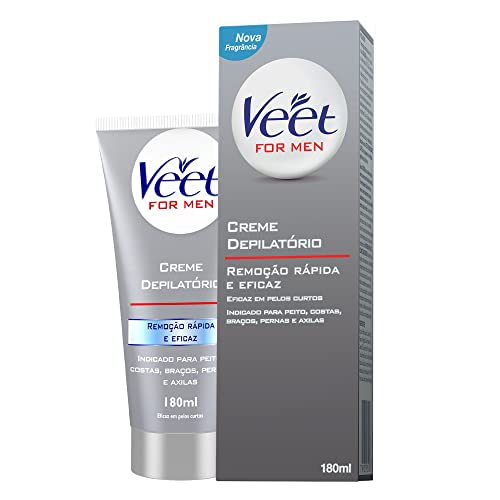 Creme Depilatório Corporal Veet For Men - 180ml, Veet, 180ml