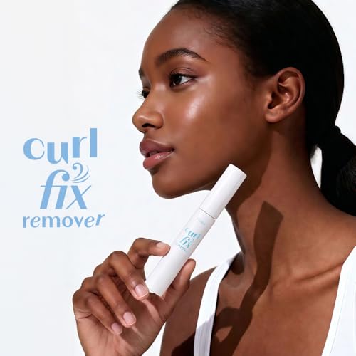 Image of ETUDE Curl Fix Mascara Remover, Waterproof Mascara Remover for Curl Fix & Dr. Mascara Fixer, for stubborn mascara, Lash-Caring Formula with Biotin & Argan Oil, 0.3 oz / 8 g
