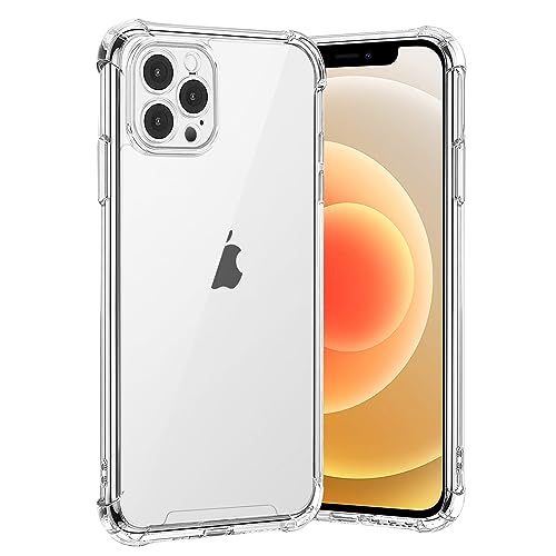 XTCASE Cover Magnetica per iPhone 12 Mini [Compatibile con Magsafe], Custodia Trasparente Hard PC Anti-Graffio Antiurto Protettiva Case con Paraurti in TPU Flessibile Morbido, Clear