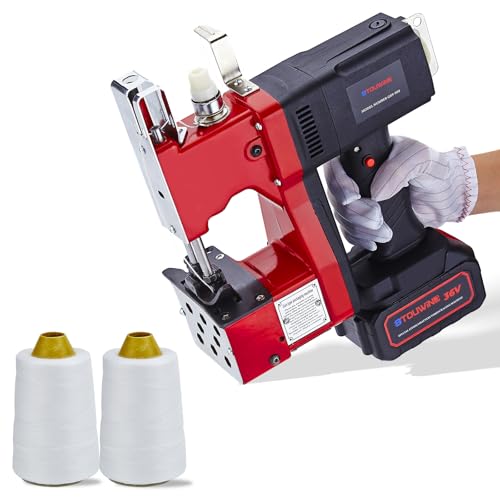 Portable Cordless Bag Sewing Machine，Work Speed（2s/bag），36V...